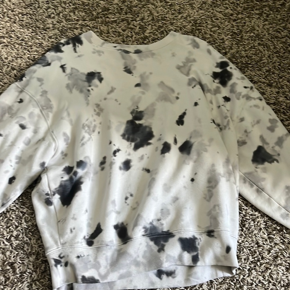 Pink tie dye crewneck